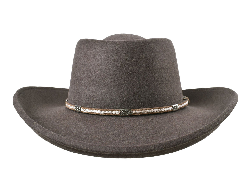 Outdoor Merino wool felt hat Rust