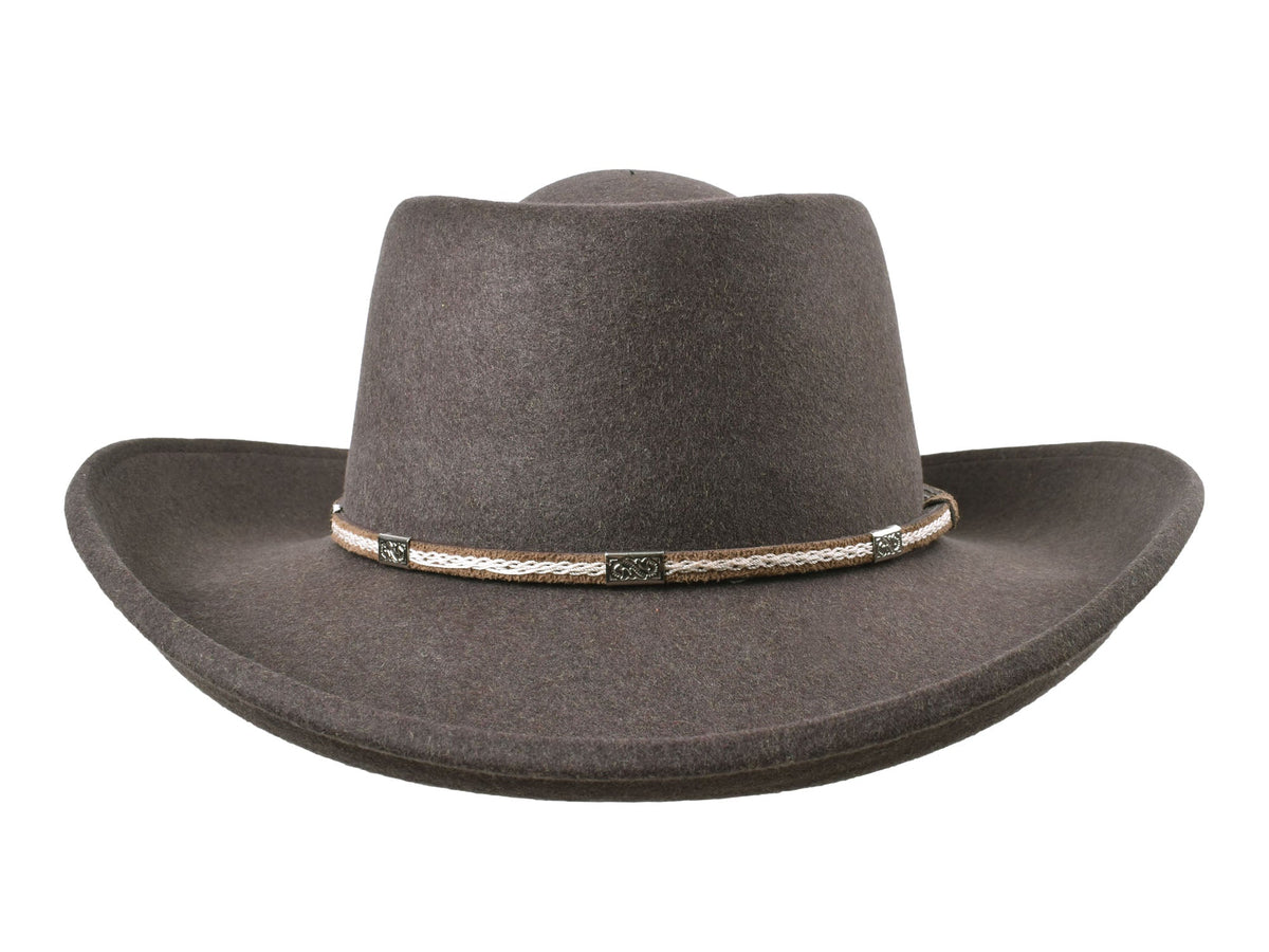 Outdoor Merino wool felt hat Rust