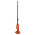 Café Brown Glass Candle Holders – Pair