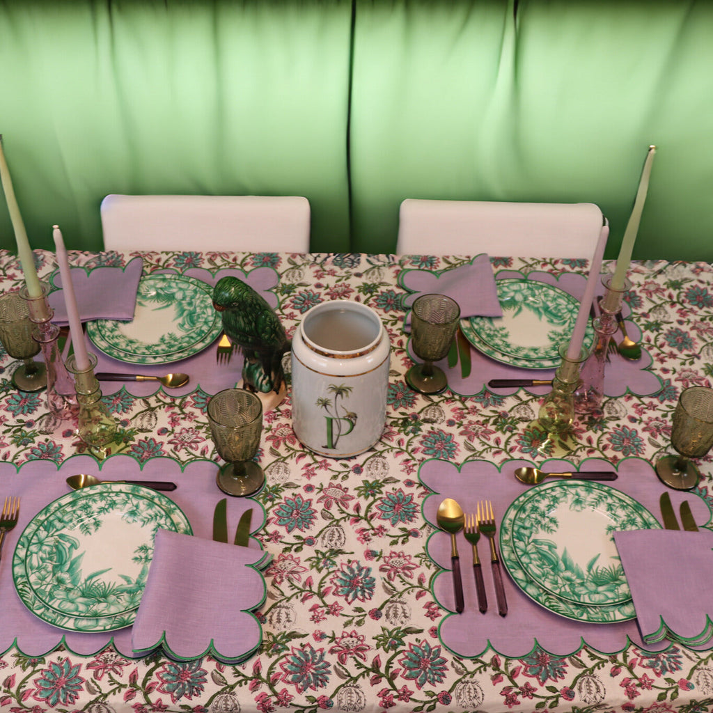 Monsoon Verdant Porcelain Dinner Plates – Case of 12 (+3 Bonus Plates)