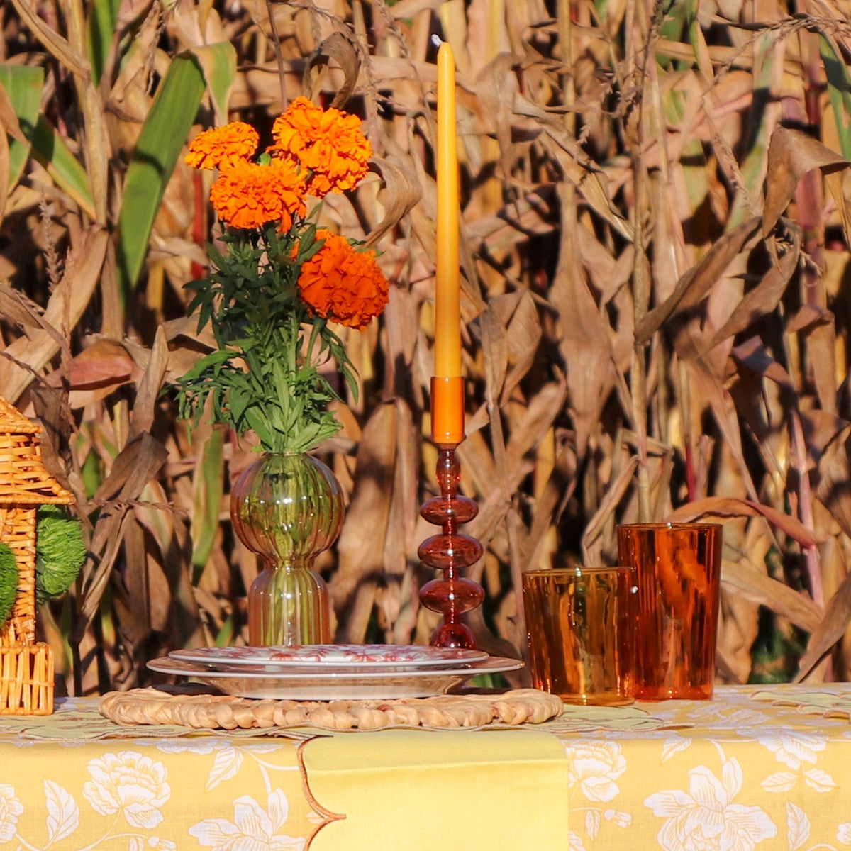 Mustard Spice Extra Tall Taper Candles – Case of 96
