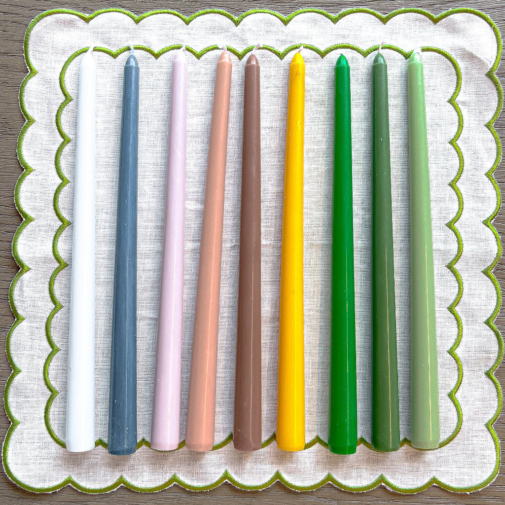 Mustard Spice Extra Tall Taper Candles – Case of 192