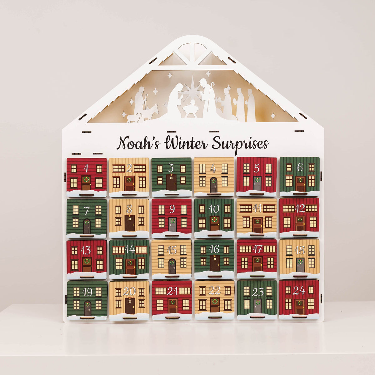 Christmas Advent Calendar - Colored