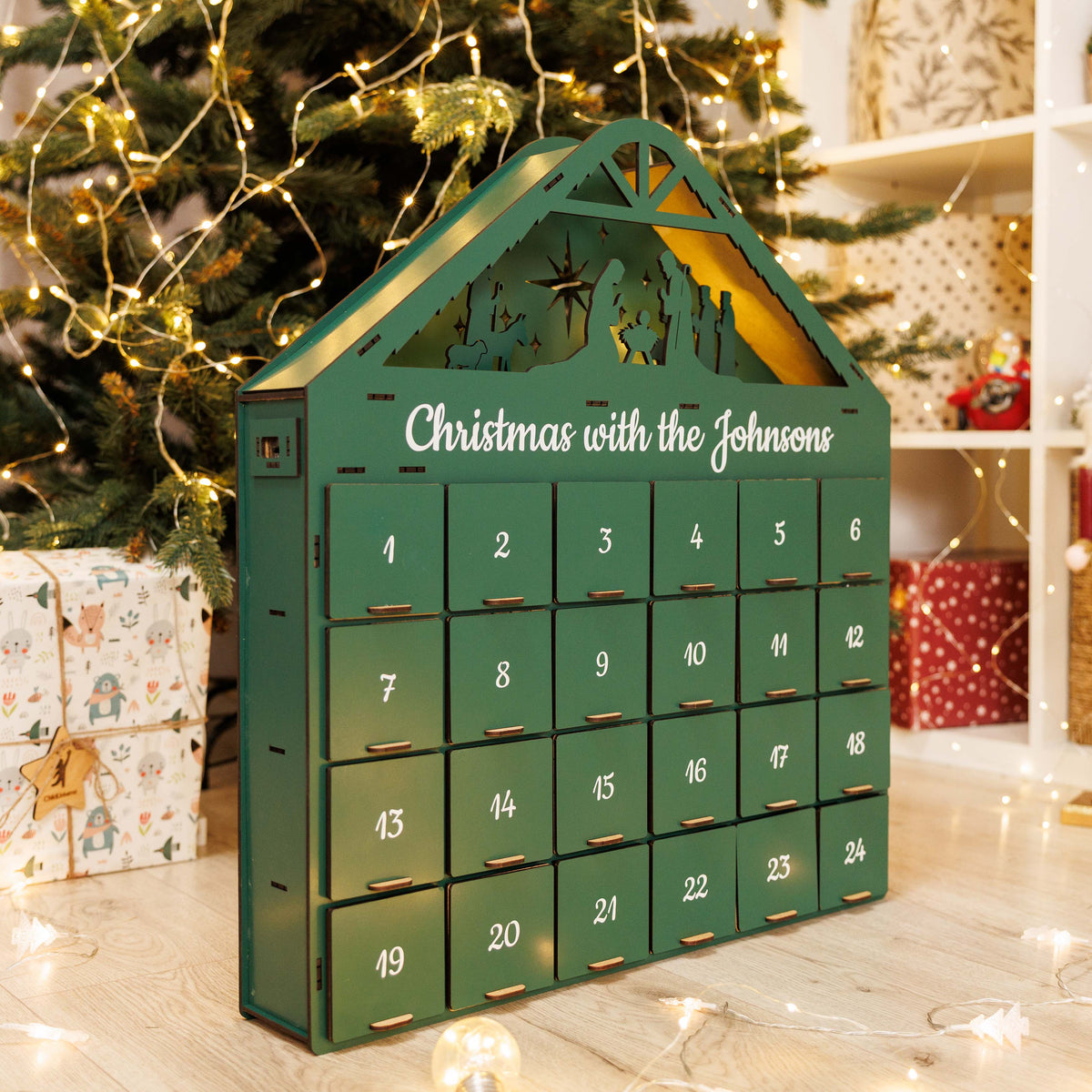 Christmas Advent Calendar - Green